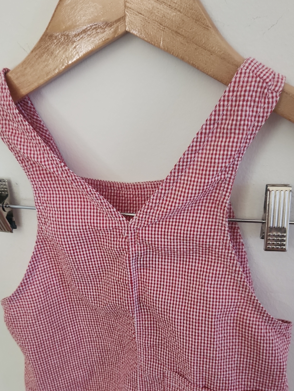 Vintage Toddler Teddy Bear Houndstooth Overalls 2T - Picture 7 of 7